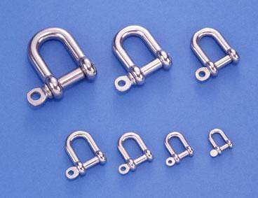 GRILLETE RECTO INOX AISI316 04MM - PACK 20 UNIDADES