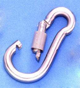 MOSQUETON BOMBER.C/V INOX AISI316 08X080 - PACK 20 UNIDADES