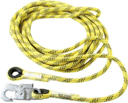 En 353-2 Linea de vida 80152 14MM-20 metros con mosqueton Safetop