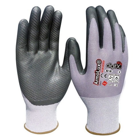 7 / Gris / 12 Unidades Safetop Guante Armolux Palm Pack 12 | EN 388 4131X