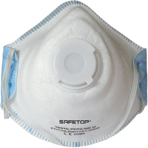 12x Mascarillas FFP2 30310H Safetop con valvula