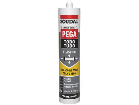 Blanco Soudal Polímero MS Pega Todo 290 ml | Pack 12 | Incremental