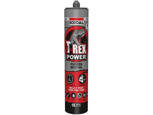 12 x Soudal polimero T Rex Power Blanco 290ml