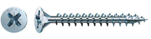 2.5 / 16 mm / 1000 Tornillo Spax cabeza planal Ranura en Cruz T Star Plus galvanizado