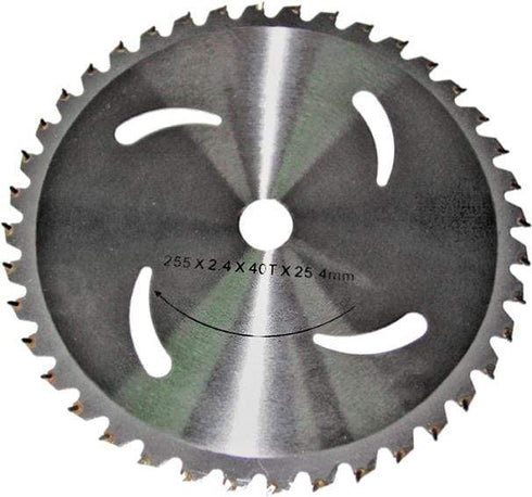 Disco desbrozadora Widia 40 dientes 40255/25A 255X1,5X25,4