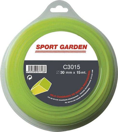 3mmx15m Sport Garden Hilo Nylon Cuadrado C