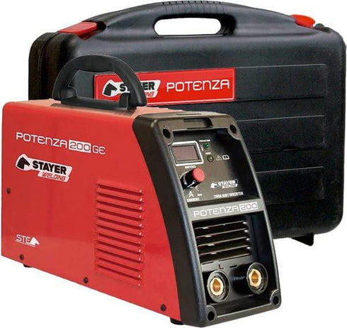 Soldador Inverter 200A STAYER POTENZA 200GE