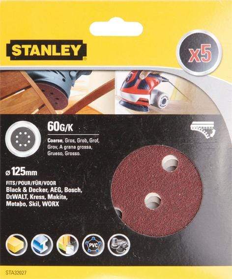 60G Stanley 5 lijas Ø125mm