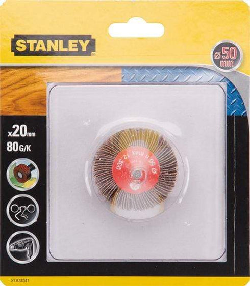 50X20mm Stanley cepillo para lija 80G