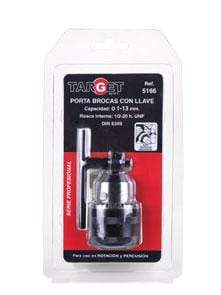 portabrocas con llave 1/2-20/1-3 PB5166 BL Target.