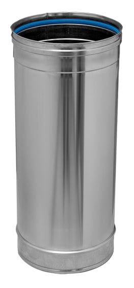 100mm / 430mm Dinak Tubo SP Inox 304 Con Junta Silicona