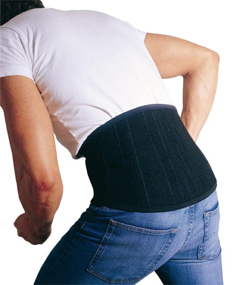 Negro / S Faja Turbo Plus negra | Sujeción lumbar alta y ajuste regulable