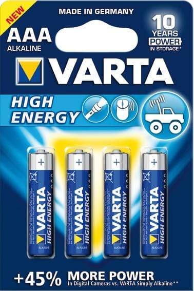 Pila Alcalina VARTA 4903 LR03 AAA