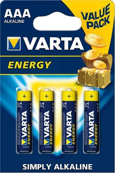 Pack de 10 unidades Pila Alcalina Varta ENERGY 4103 LR03 AAA