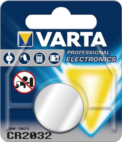 Pack de 10 unidades Pila Boton Litio Varta CR2032 3V