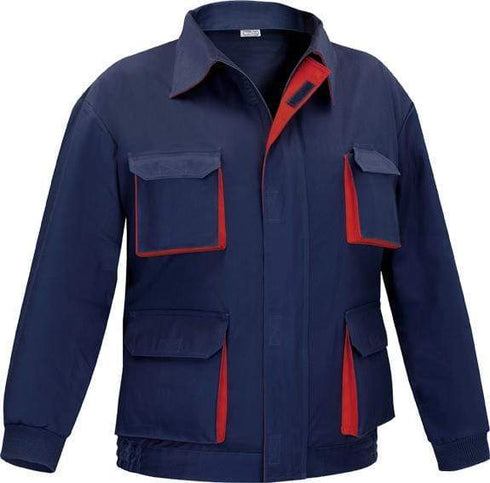 48 / Azul marino - rojo Cazadora Cargo Multibolsillos Vesin