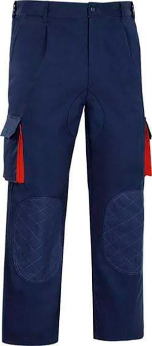 Azul Marino - Rojo / 40 Pantalon Cargo Tergal Vesin PRGM33AM