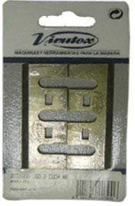 Juego de cuchillas virutex 2 CUCHILLAS AR B65/A92-J71 2031000