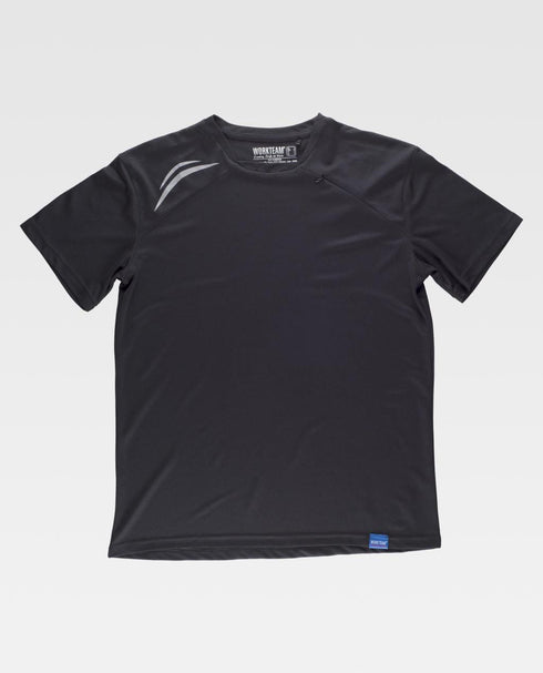 Negro / S Camiseta Tecnica WorkTeam S6611
