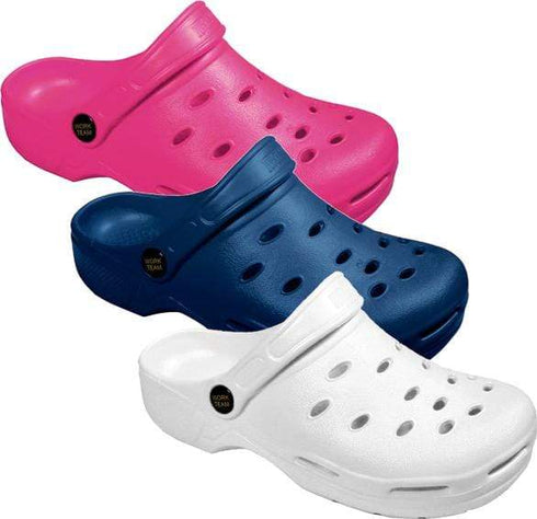 Blanco / 36 Zueco Profesional Unisex WorkTeam Clog EVA | Confort y Ligereza